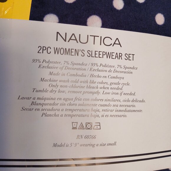 NAUTICA Women's Sleepwear Set (2pc) - Picture 5 of 5